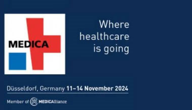 2024 MEDICA Düsseldorf Tyskland, 11.-14. november.